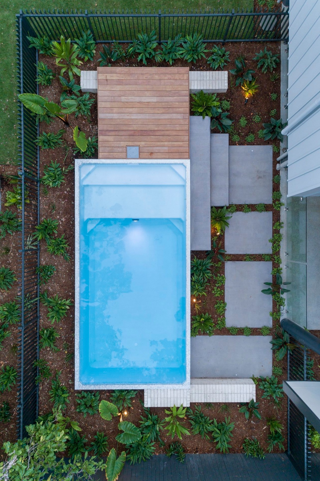 Plungie Max 6m x 3m concrete swimming pool in Kona Coast