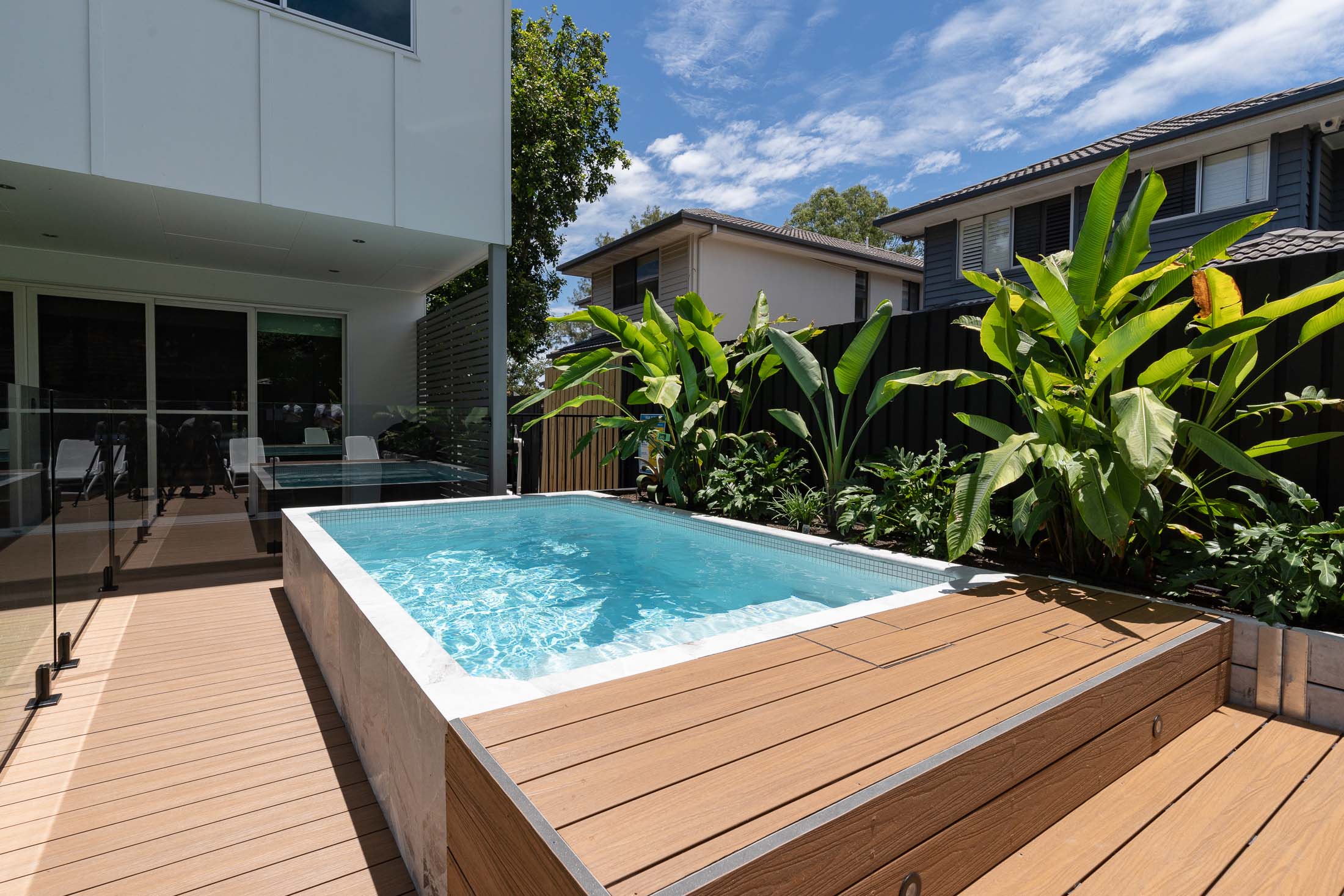 3.6m x 2.2m Plungie Studio Concrete Plunge Pool in Kona Coast