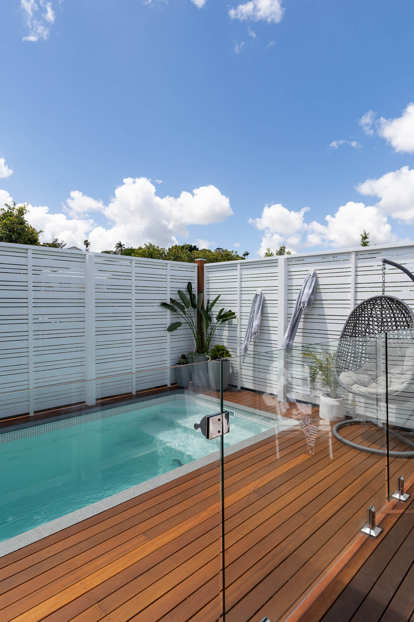 Plungie Studio 3.6m x 2.2m concrete plunge pool in Kona Coast