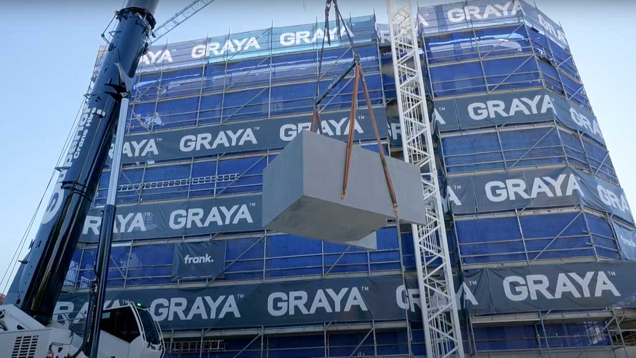 GRAYA install rooftop Plungie studio